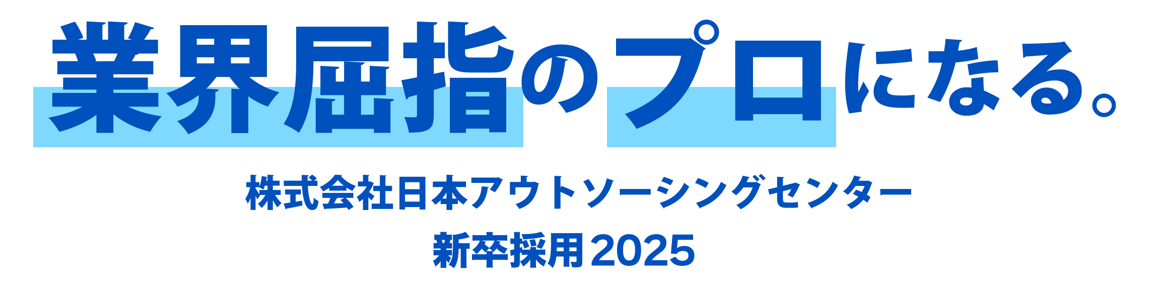日本アウトソーシングセンター(JOC)新卒採用2024